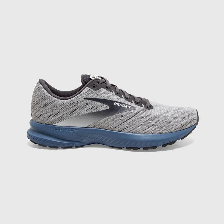 Brooks Launch 7 Israel - Men's Road Running Shoes - Grey (16345-LGRB)